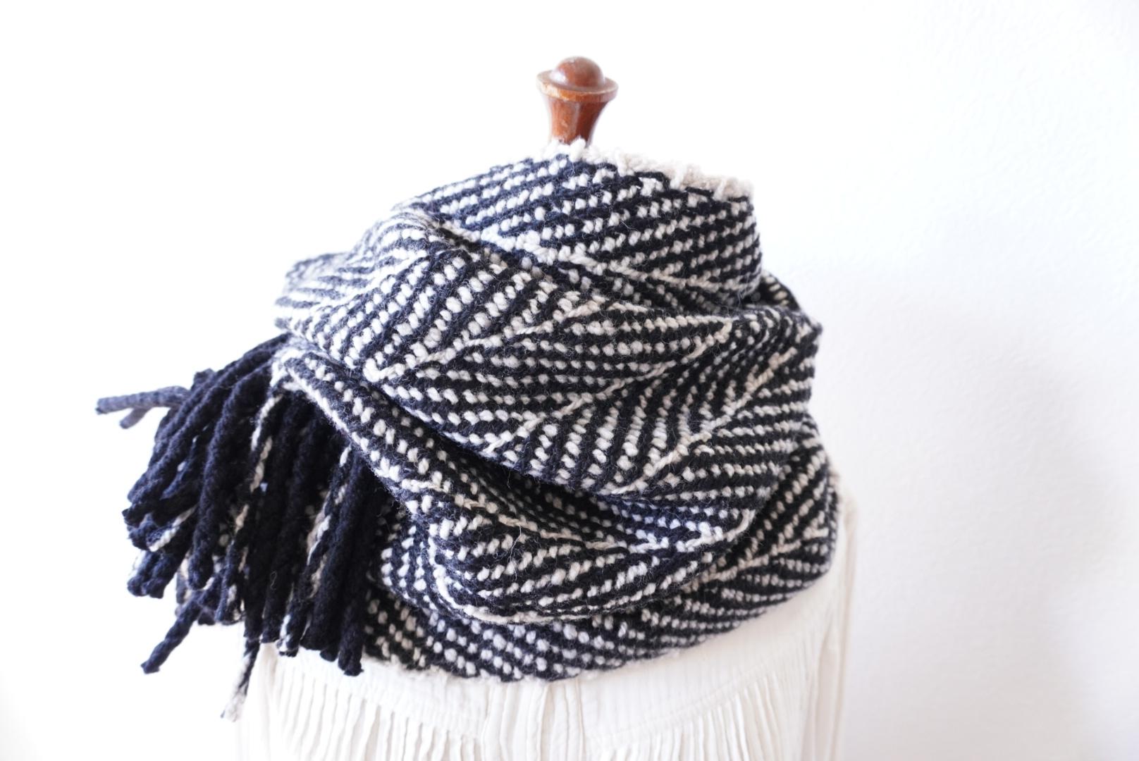 ＜再販＞Herring boneスヌード　黒